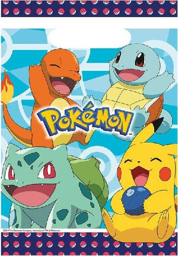 Pokemon Party Loot Bags (Pack of 8) - Anilas UK