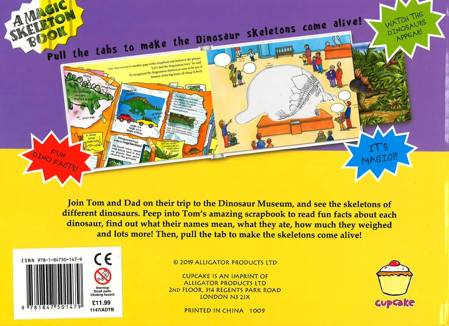 Amazing Dinosaur Discovery (A Magic Skeleton Book) - Anilas UK