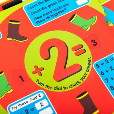 Turn-the-dial Add it Up! Wipe Clean Book - Anilas UK