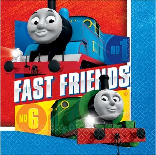 Thomas & Friends Napkins (Pack of 16) - Anilas UK