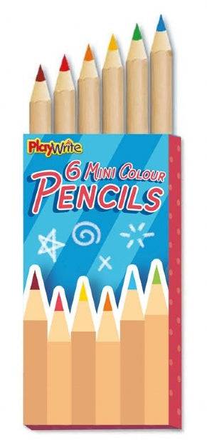 Set of 6 Assorted Mini Colouring Pencils - Anilas UK