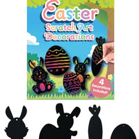 Easter Scratch Art Decorations - Anilas UK