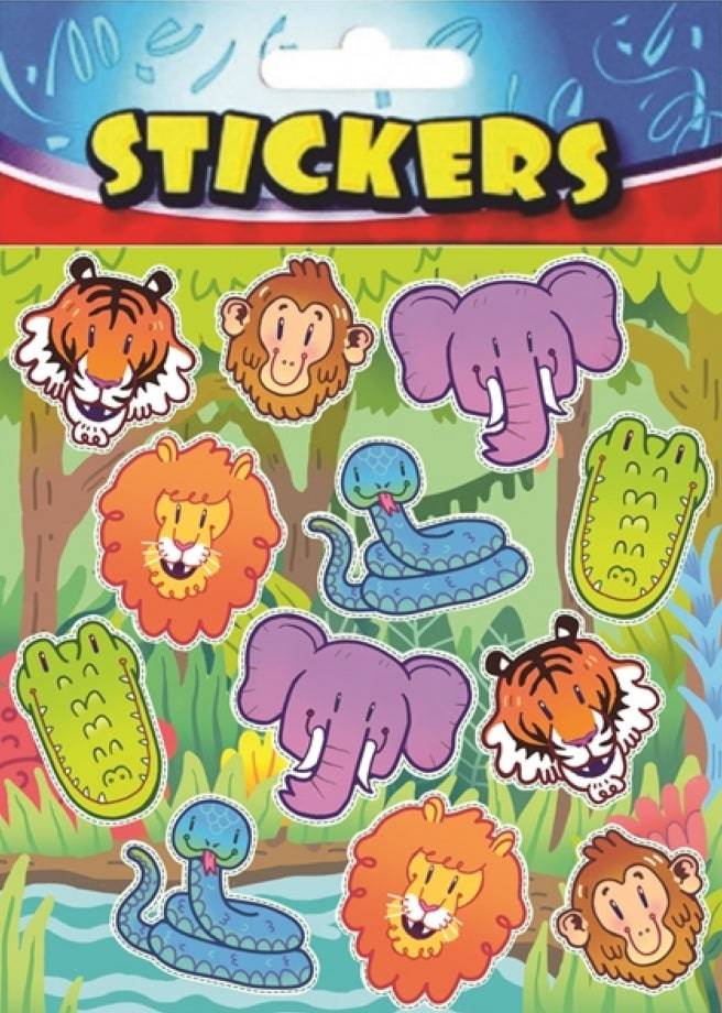 12 Jungle Sticker Sheets 2 - Anilas UK