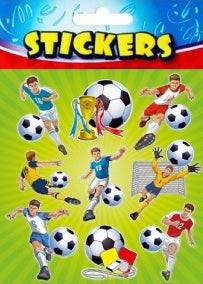 12 Football Sticker Sheets 2 - Anilas UK