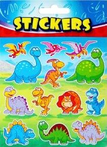 12 Dinosaur Sticker Sheets 2 - Anilas UK