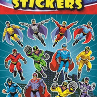 12 Superhero Sticker Sheets 2 - Anilas UK