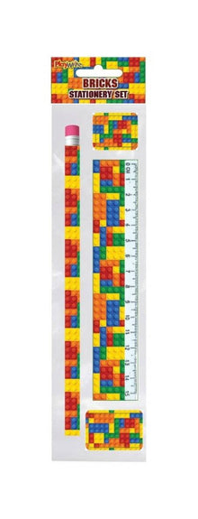 Bricks Four Piece Stationery Set - Anilas UK