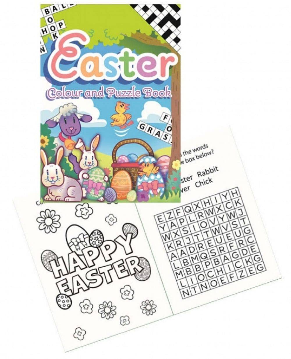 12 Mini Easter Colour & Puzzle Books - Anilas UK