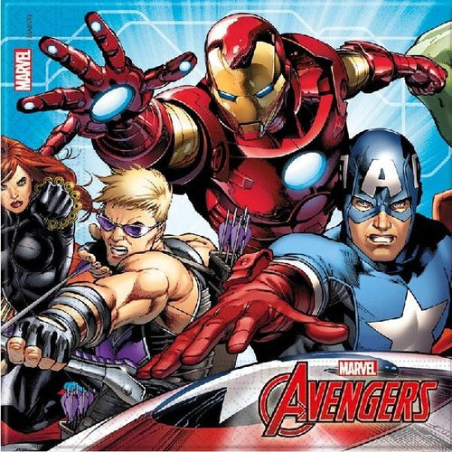 Marvel Avengers Napkins (Pack of 20) - Anilas UK