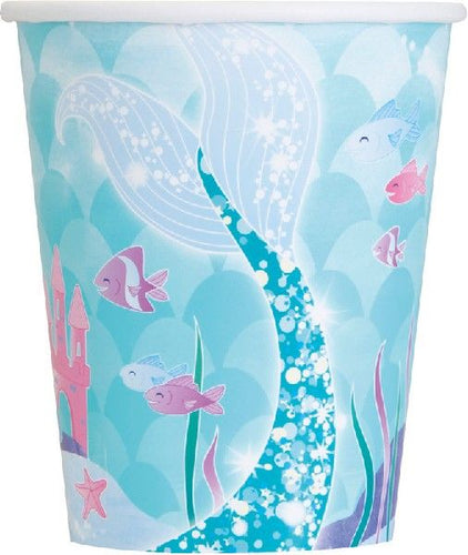 Mermaid Party Cups (Pack of 8) - Anilas UK