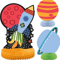 Outer Space Honey Comb Decorations - Anilas UK