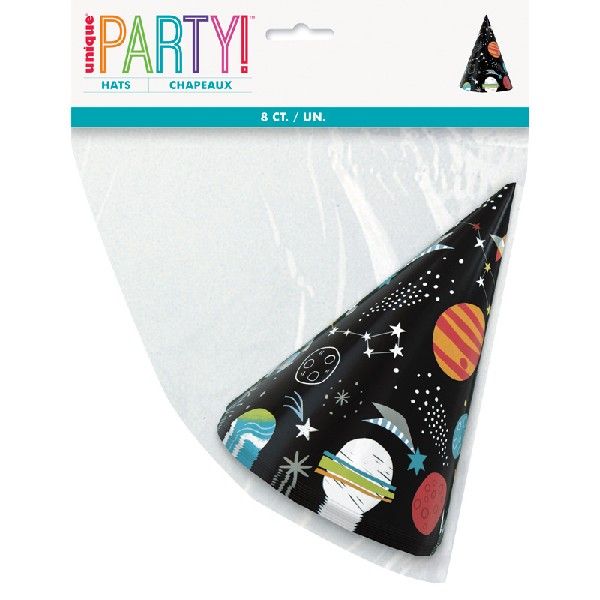 Outer Space Party Hat ( Pack of 8) - Anilas UK
