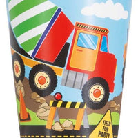 Construction Party Cups (Pack of 8) - Anilas UK
