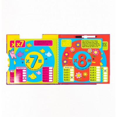Turn-the-dial Times Tables! Wipe Clean Book - Anilas UK