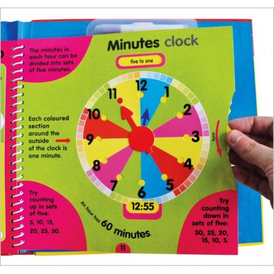 Turn-the-dial Tell the Time! Wipe Clean Book - Anilas UK