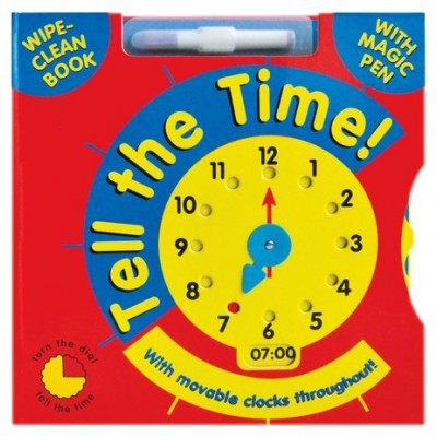 Turn-the-dial Tell the Time! Wipe Clean Book - Anilas UK