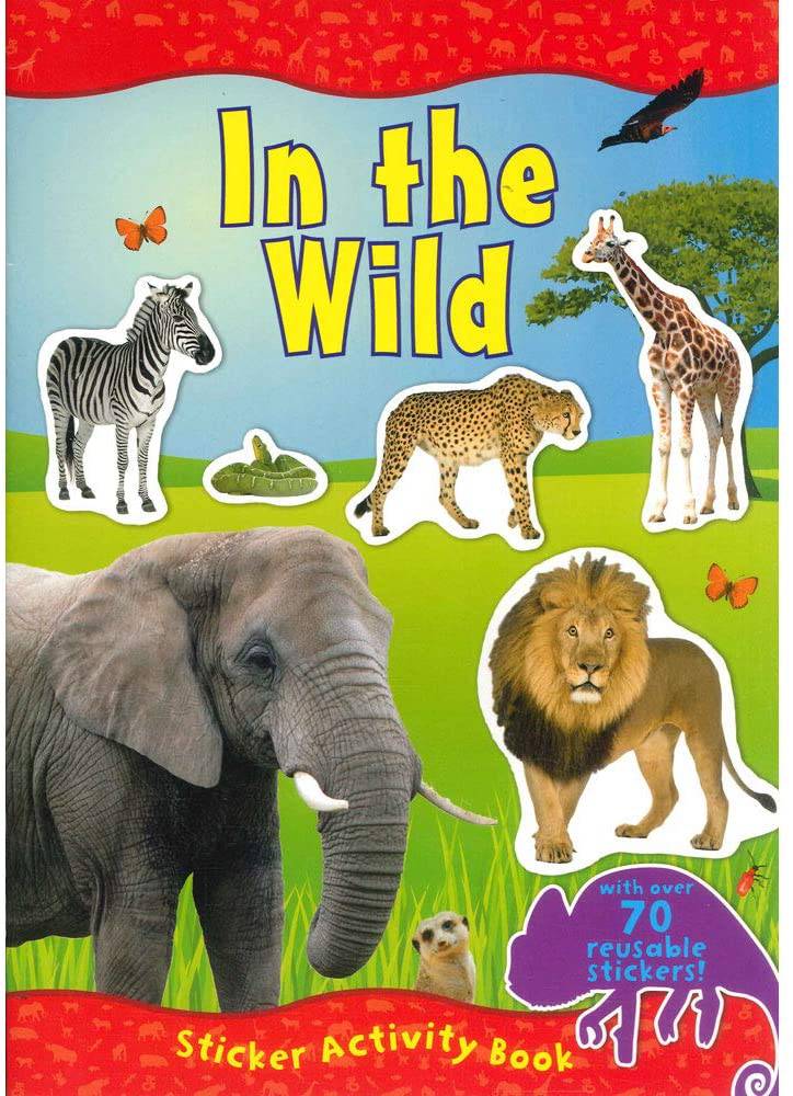 In The Wild Sticker Activity Book - Anilas UK