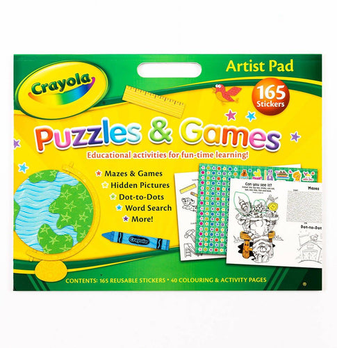 Crayola Artist Pad Puzzle & Games - Anilas UK