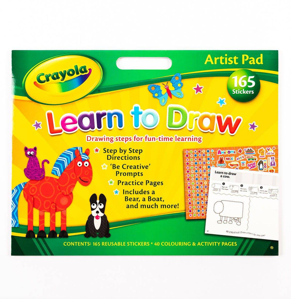 Crayola Artist Pad Learn To Draw - Anilas UK