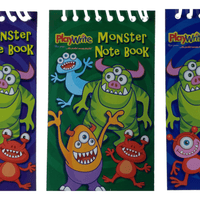 12 Mini Spiral bound Monsters Notebooks - Anilas UK