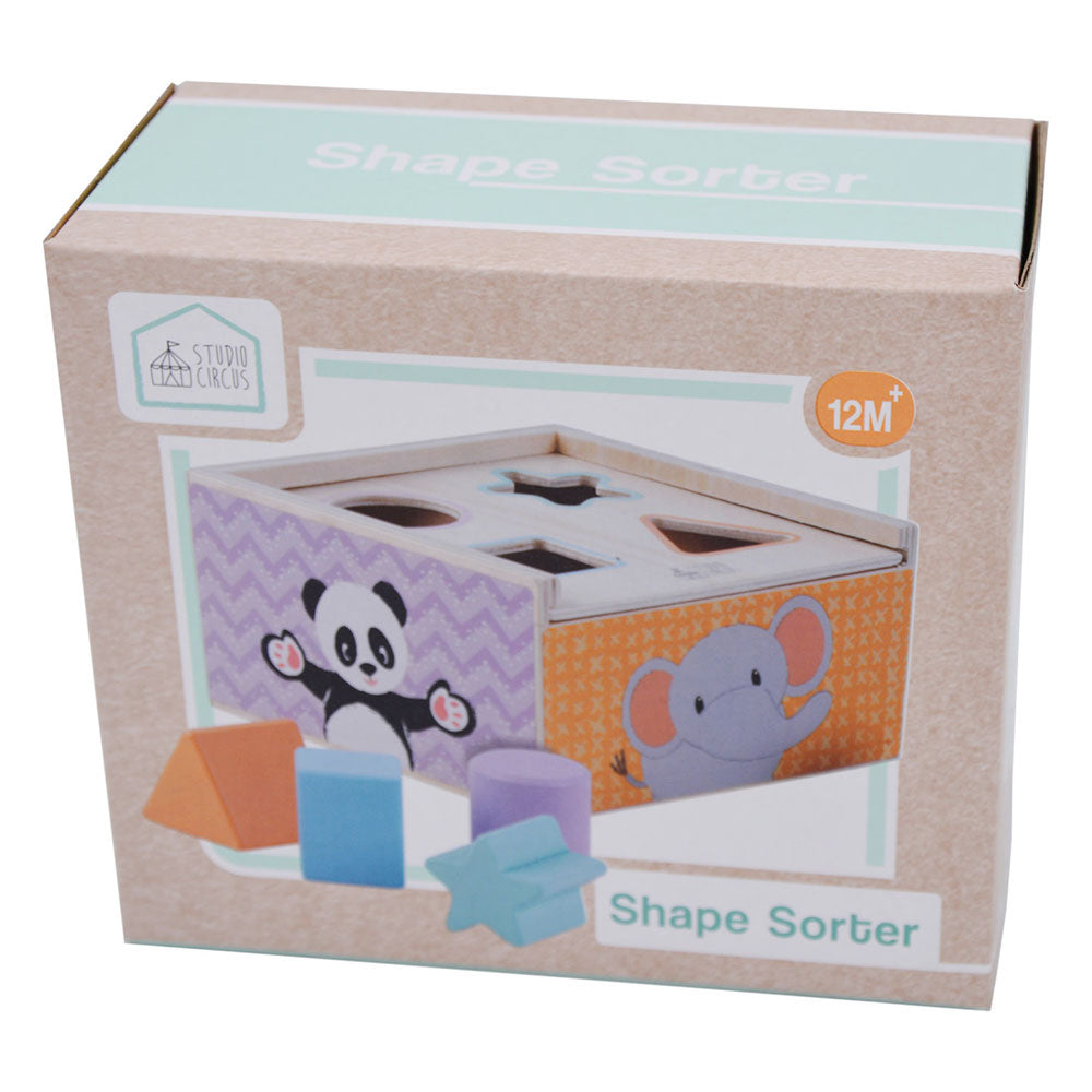 Shape Sorter Box (Studio Circus) - Anilas UK