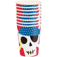 Pirate Party Cups (Pack of 8) - Anilas UK
