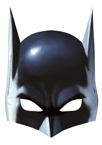 Batman Card Masks (Pack of 8) - Anilas UK