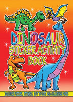 
              12 Mini Dinosaur Sticker Activity Books - Anilas UK
            