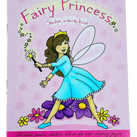 12 Mini Fairy Princess Sticker Activity Books - Anilas UK