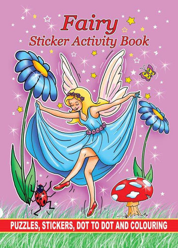 12 Mini Fairy Sticker Activity Books - Anilas UK