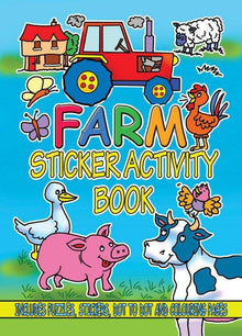 12 Mini Farm Sticker Activity Books - Anilas UK