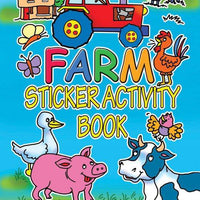 12 Mini Farm Sticker Activity Books - Anilas UK