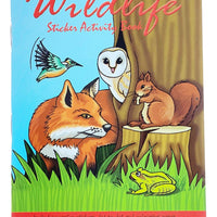 12 Mini Wildlife Sticker Activity Books - Anilas UK