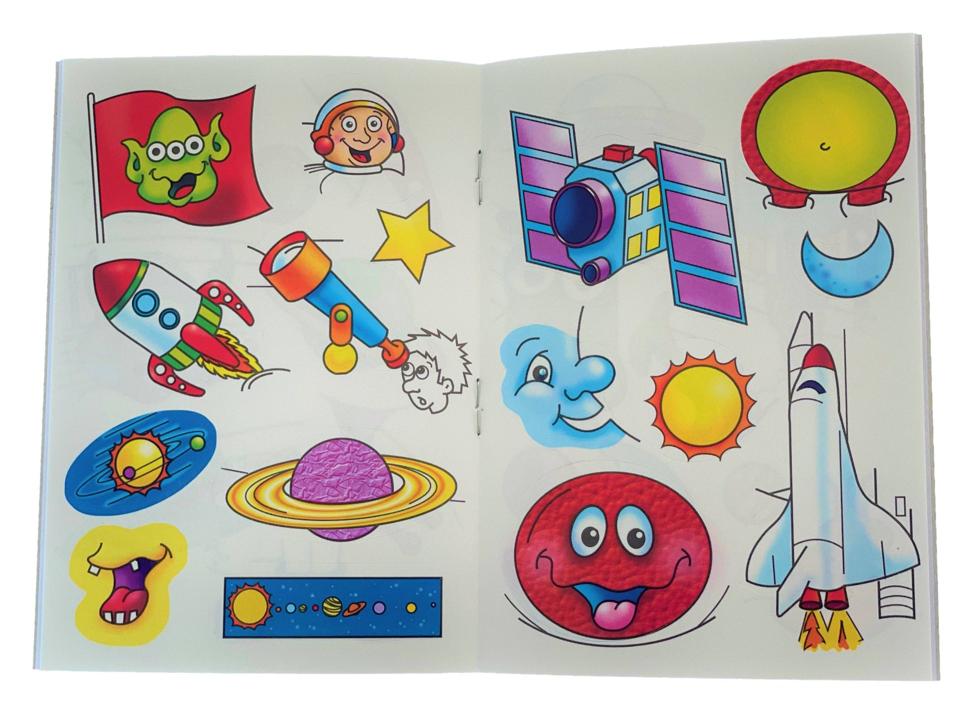 12 Mini Space Sticker Activity Books - Anilas UK