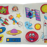 12 Mini Space Sticker Activity Books - Anilas UK