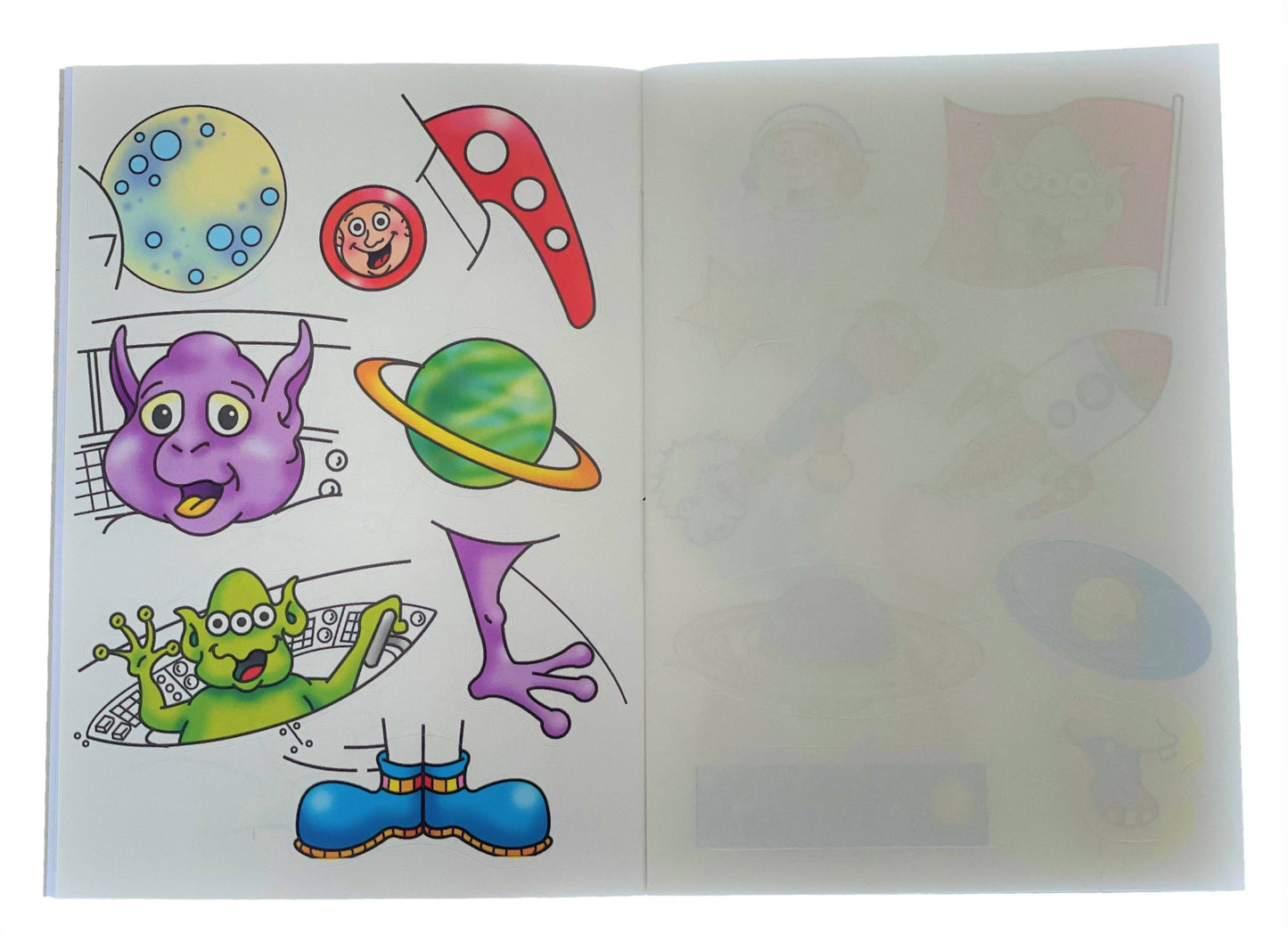 12 Mini Space Sticker Activity Books - Anilas UK