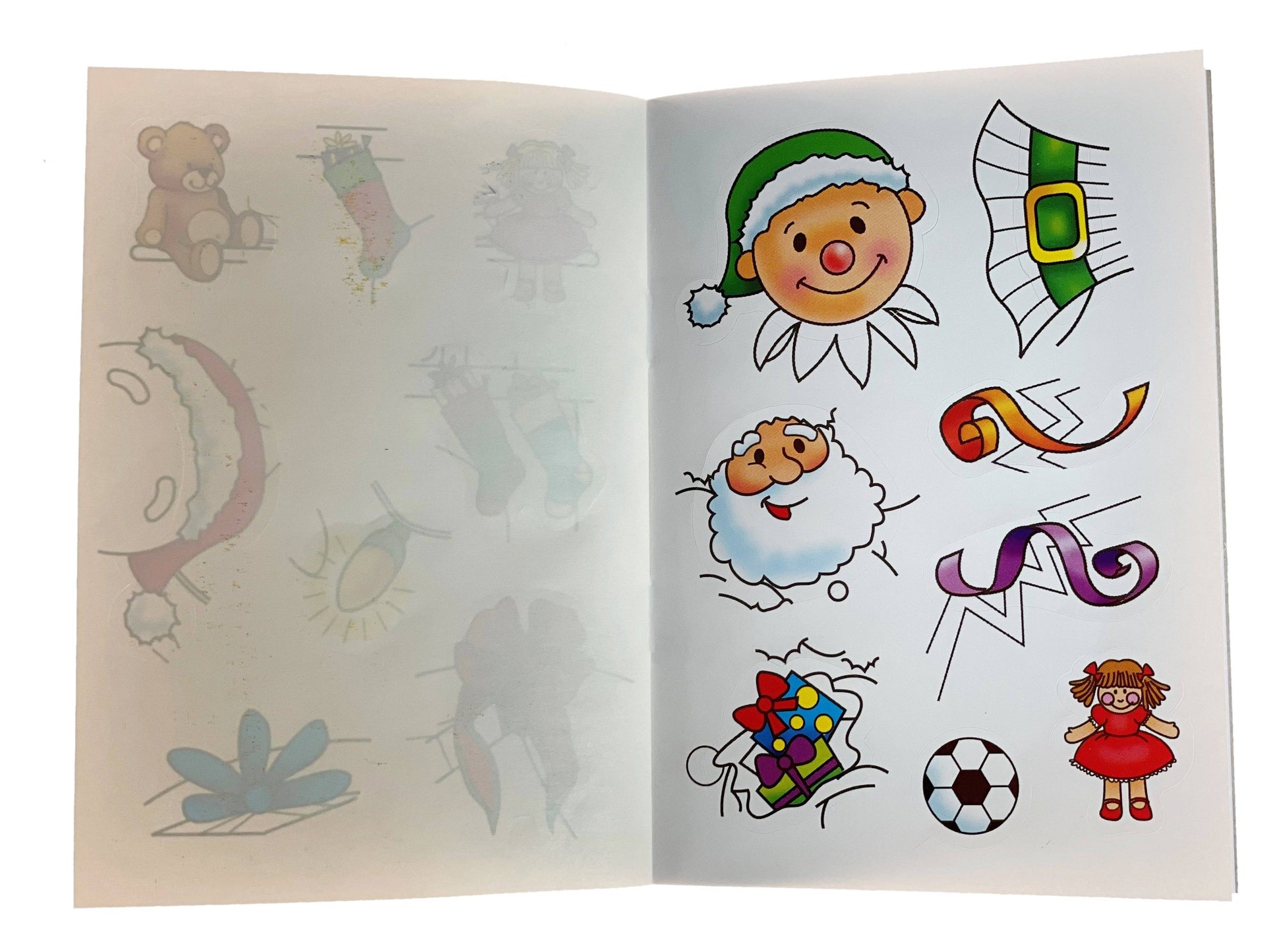 12 Mini Christmas Sticker Activity Books 2 - Anilas UK
