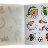 12 Mini Christmas Sticker Activity Books 2 - Anilas UK