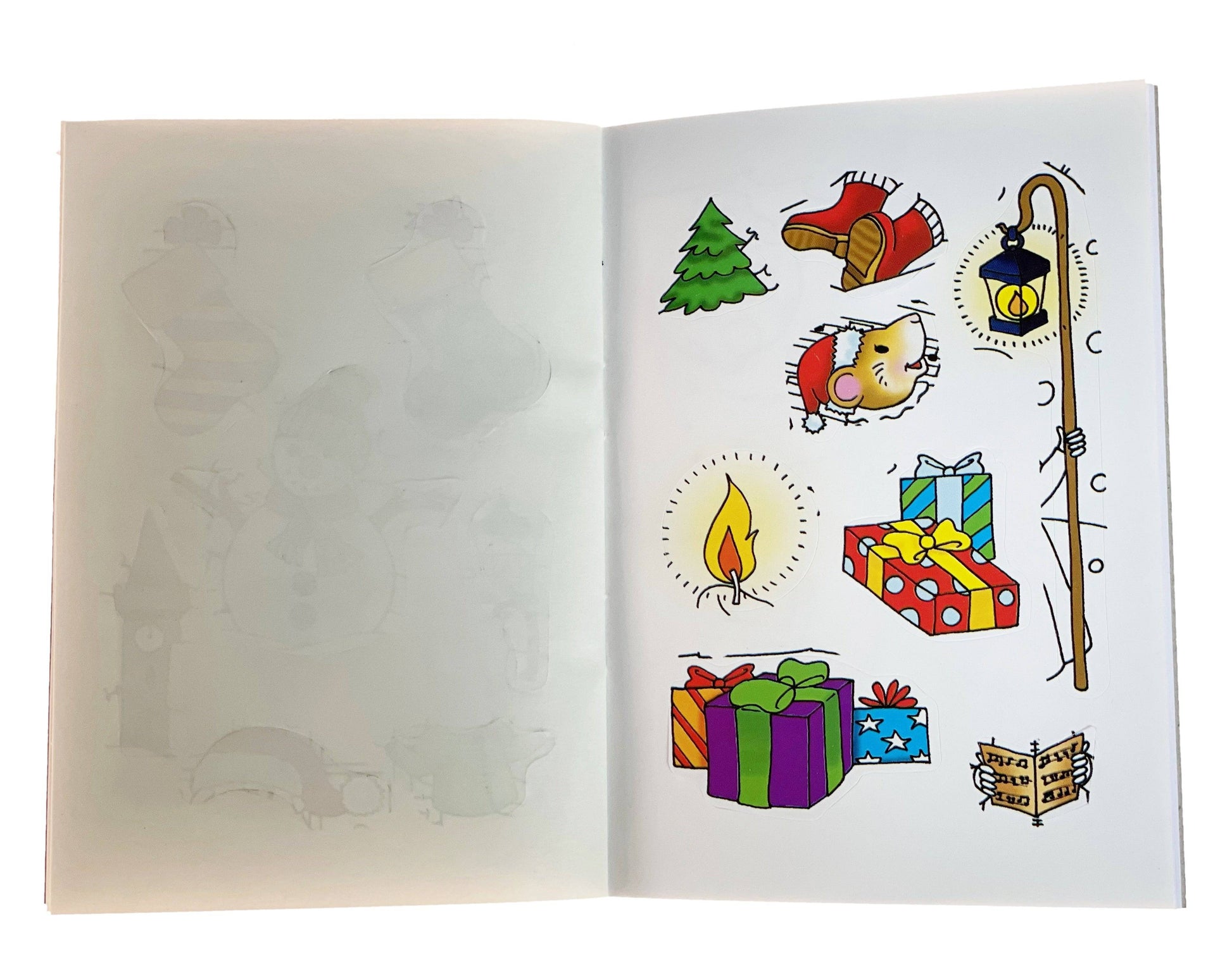 12 Mini Christmas Sticker Activity Books 1 - Anilas UK