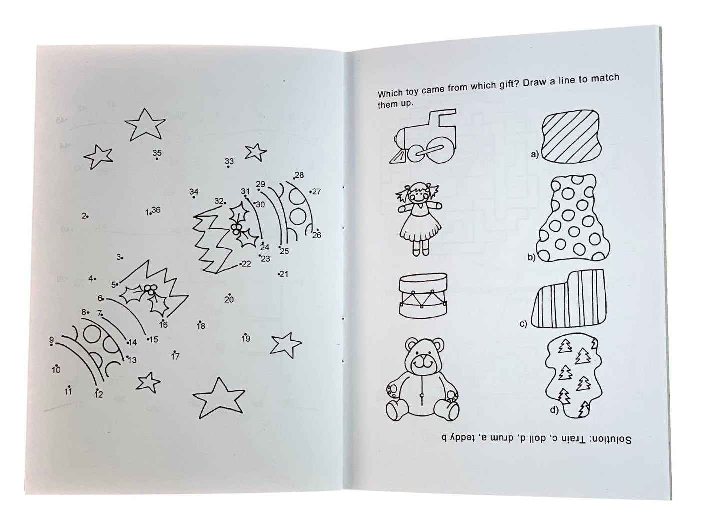 12 Mini Christmas Sticker Activity Books 1 - Anilas UK