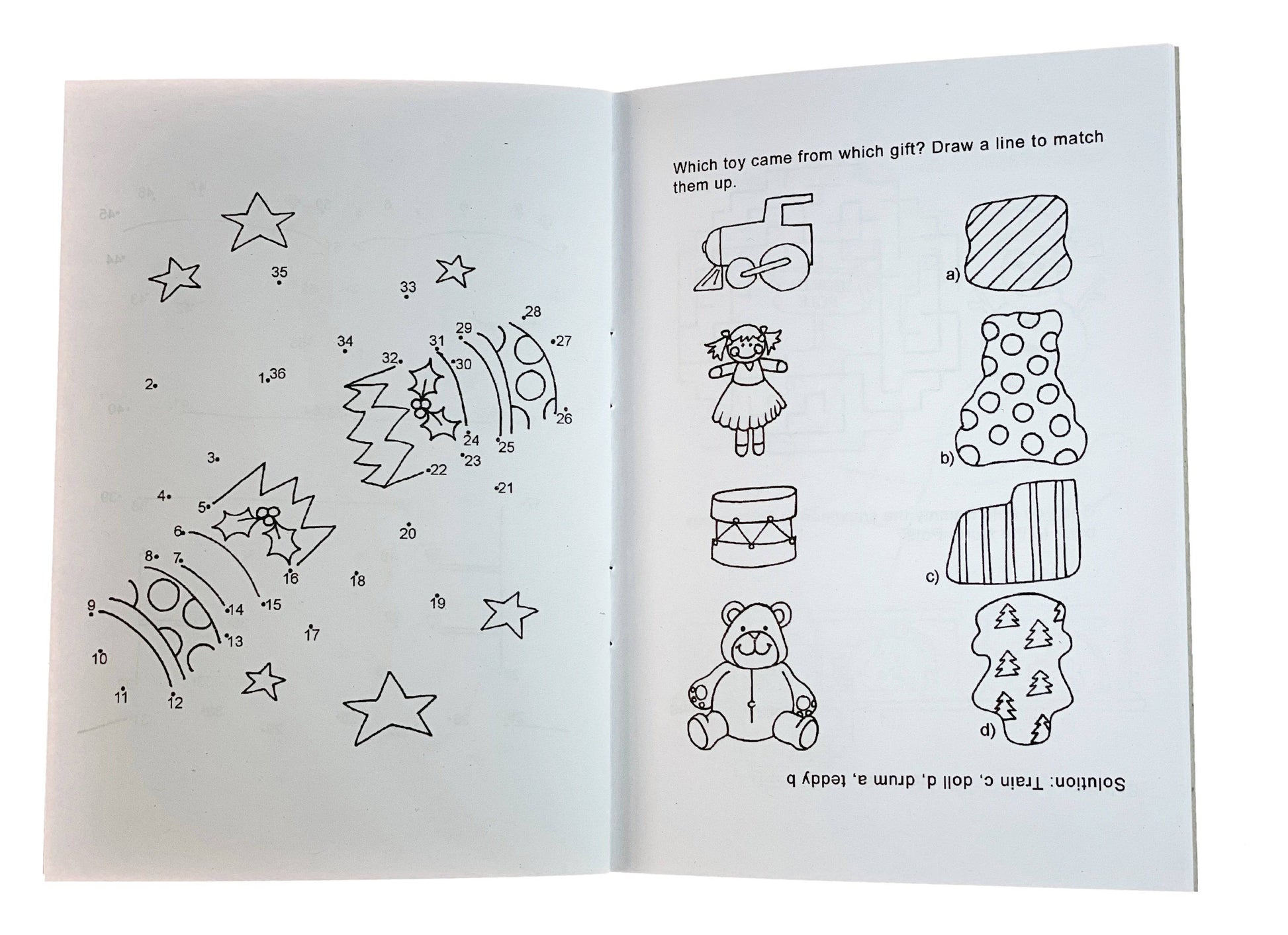12 Mini Christmas Sticker Activity Books 1 - Anilas UK