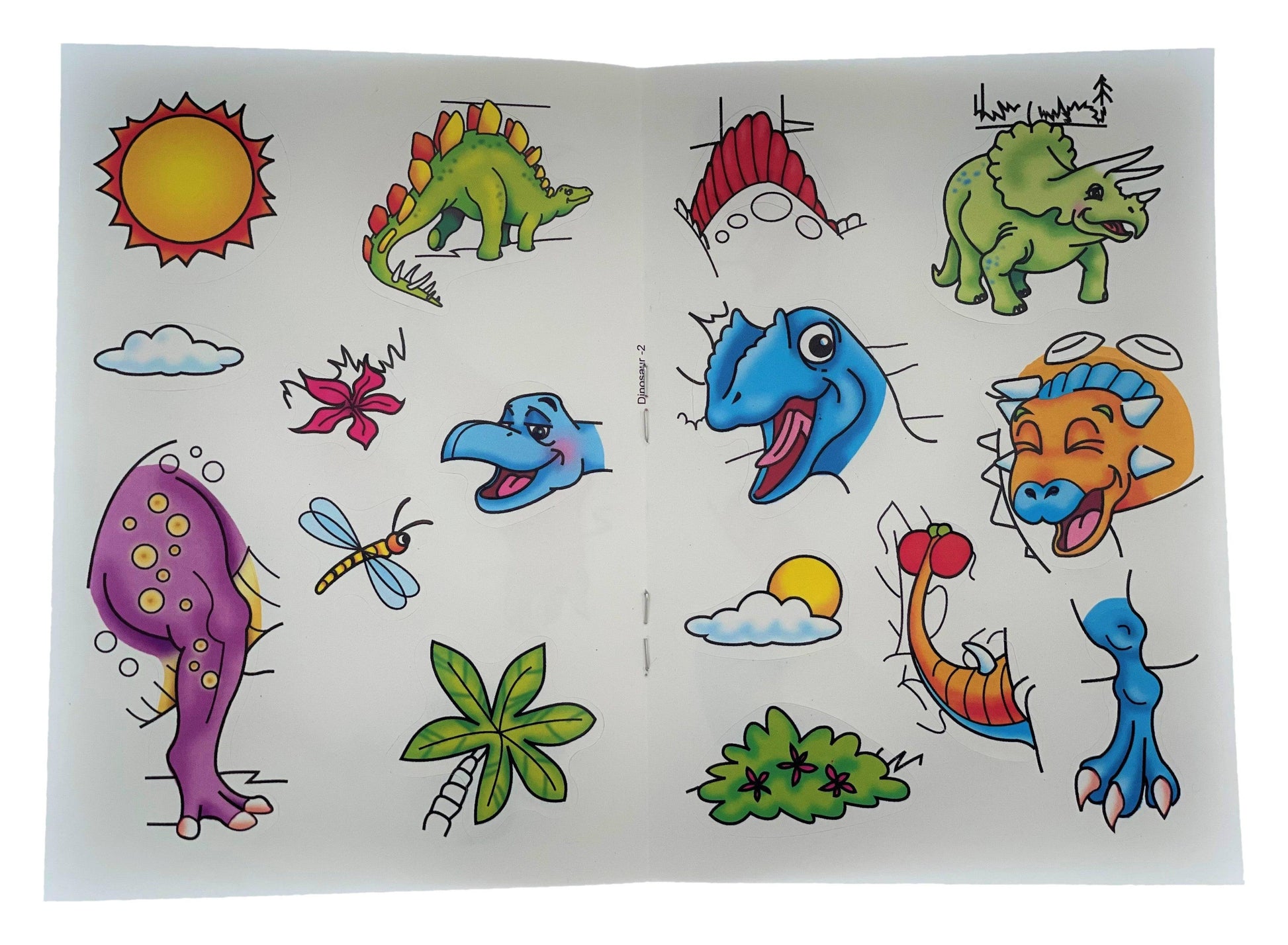 12 Mini Dinosaur Sticker Activity Books - Anilas UK