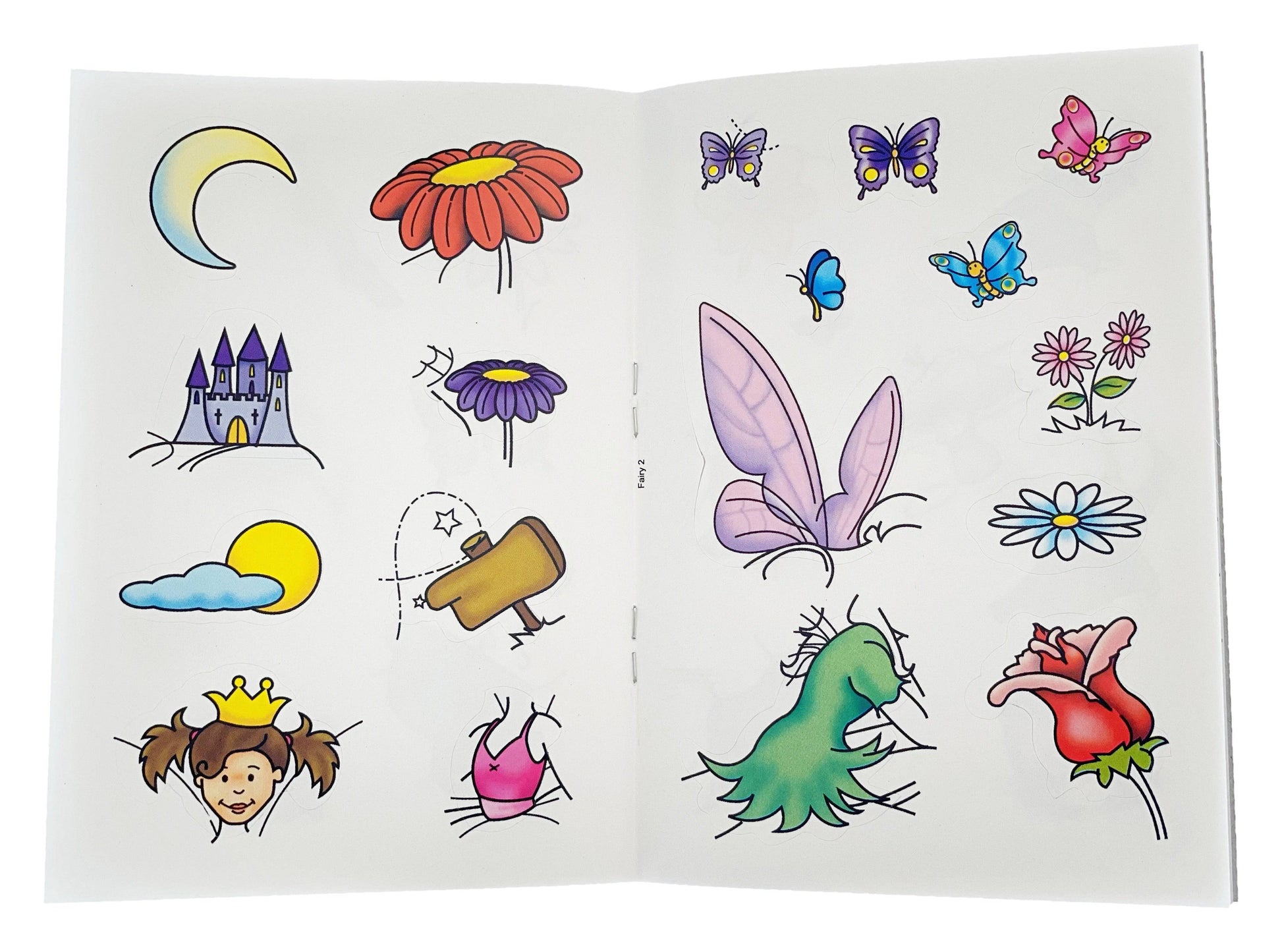 12 Mini Fairy Sticker Activity Books - Anilas UK
