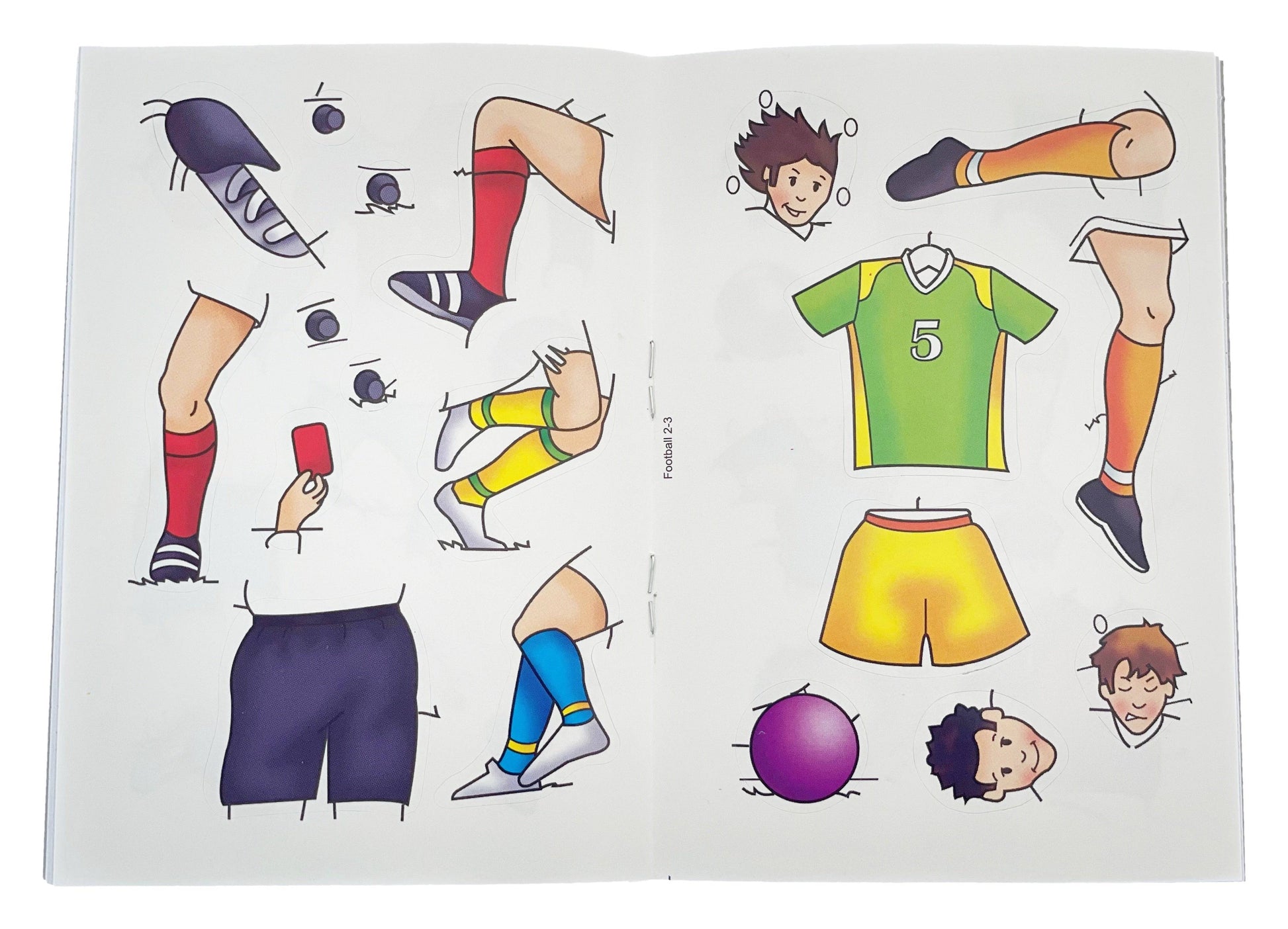 12 Mini Football Sticker Activity Books - Anilas UK