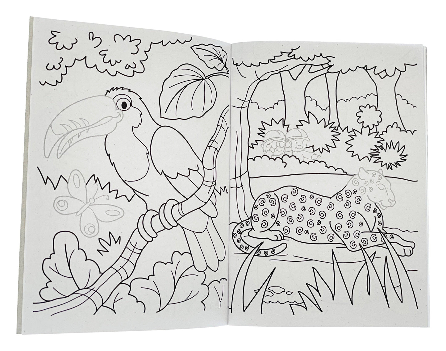 12 Mini Jungle Sticker Activity Books - Anilas UK