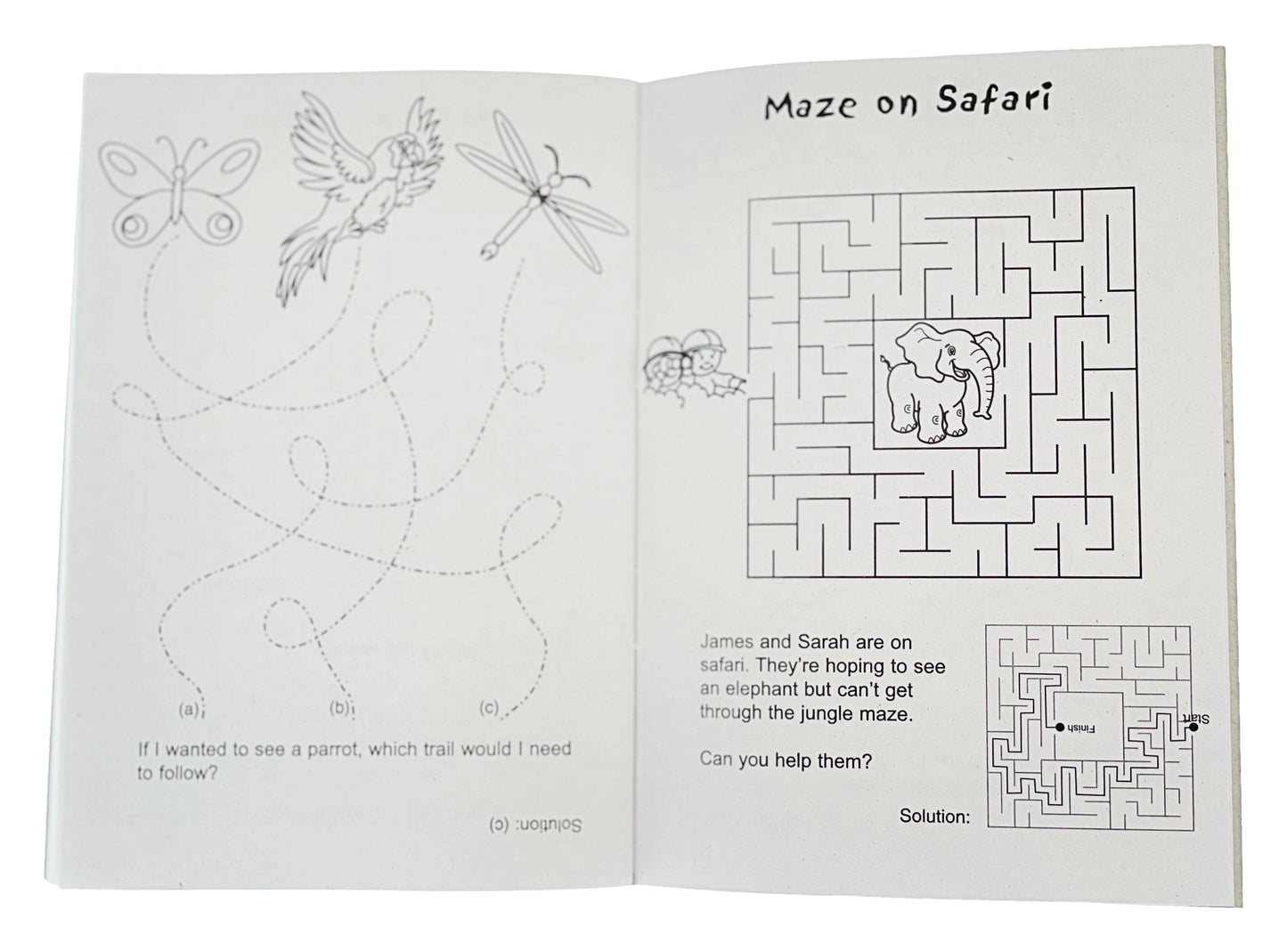12 Mini Jungle Sticker Activity Books - Anilas UK