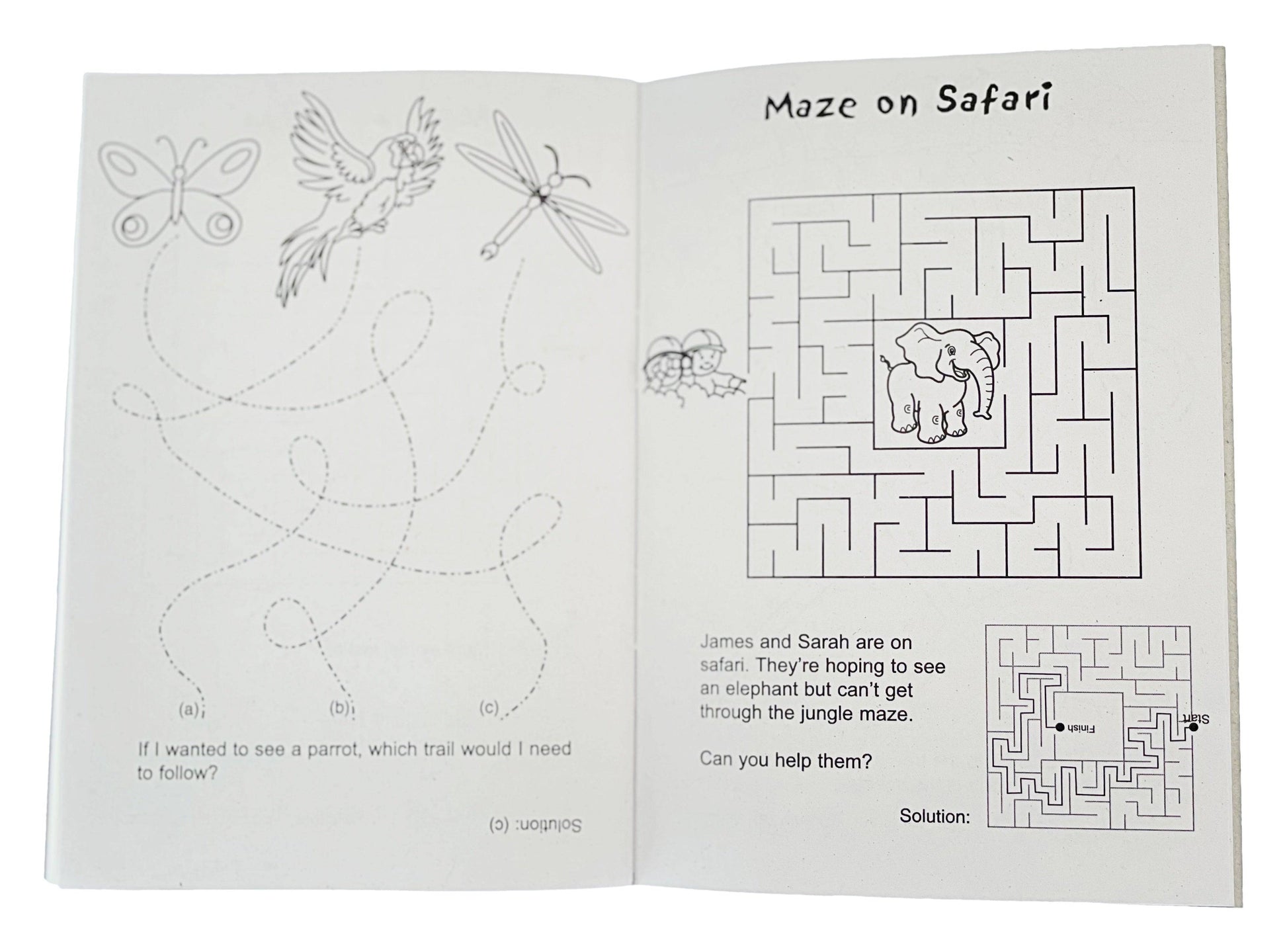 12 Mini Jungle Sticker Activity Books - Anilas UK