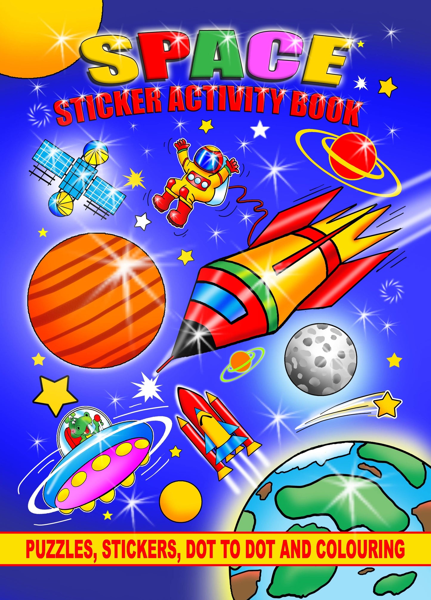 12 Mini Space Sticker Activity Books - Anilas UK