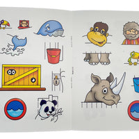12 Mini Noah's Ark Sticker Activity Books - Anilas UK