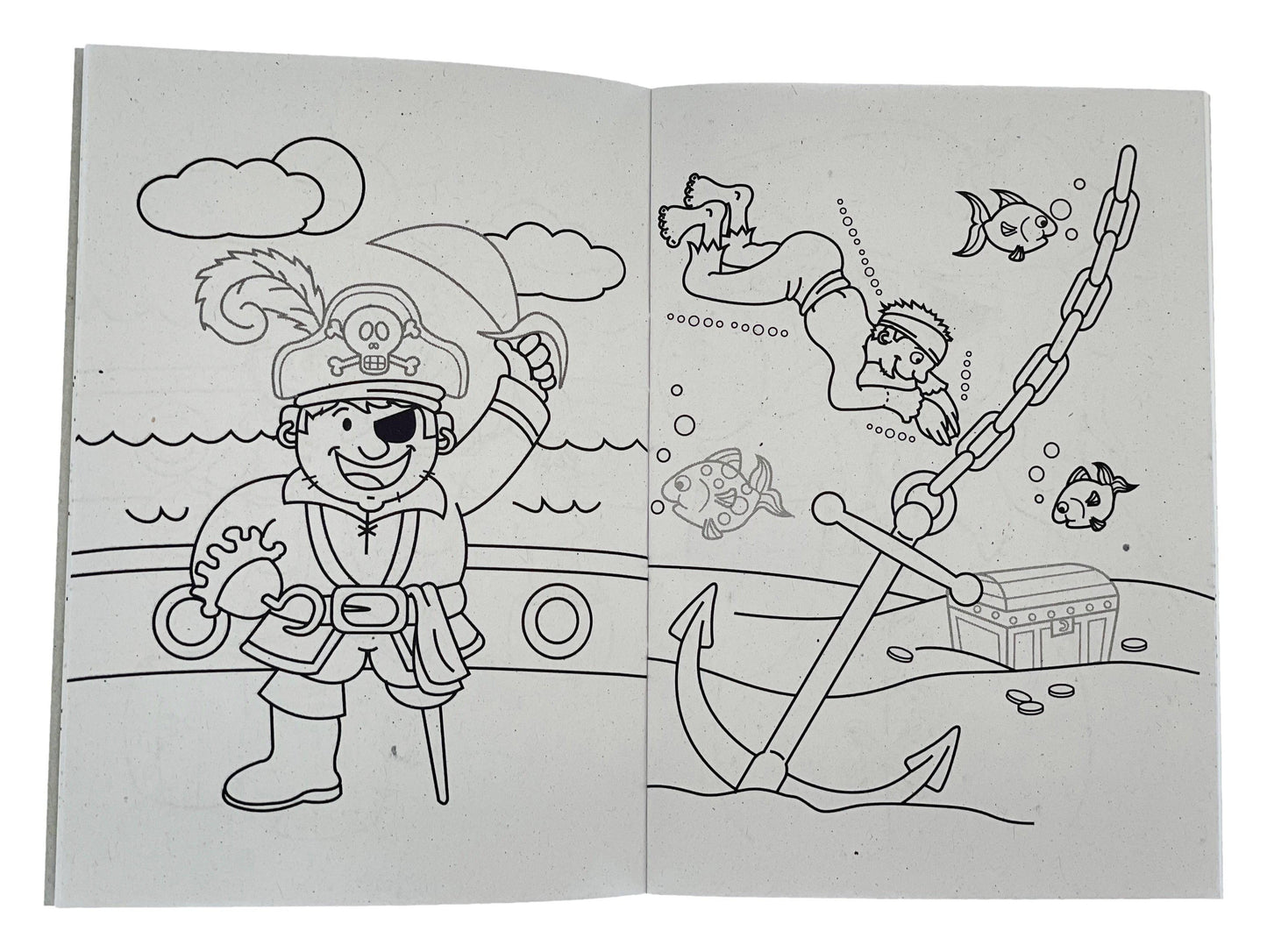 12 Mini Pirate Sticker Activity Books - Anilas UK
